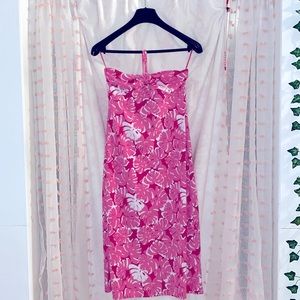 Michael Kors Tropical Halter Dress